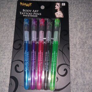 Body Art Tattoo Pens washable